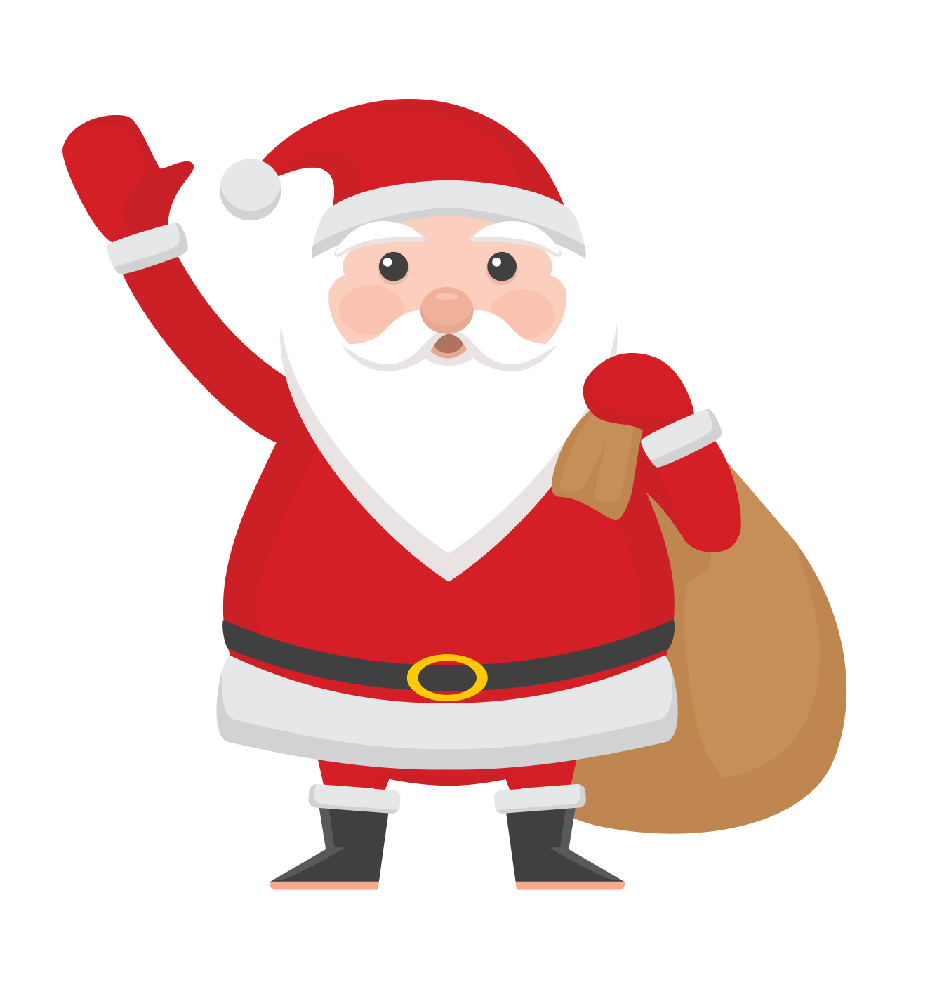 Santa Claus Logo 08 vinyl decal